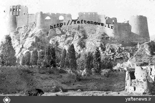 عكس قديمي از قلعه فلك‌الافلاك خرم‌آباد در دهه 1270 - يافته